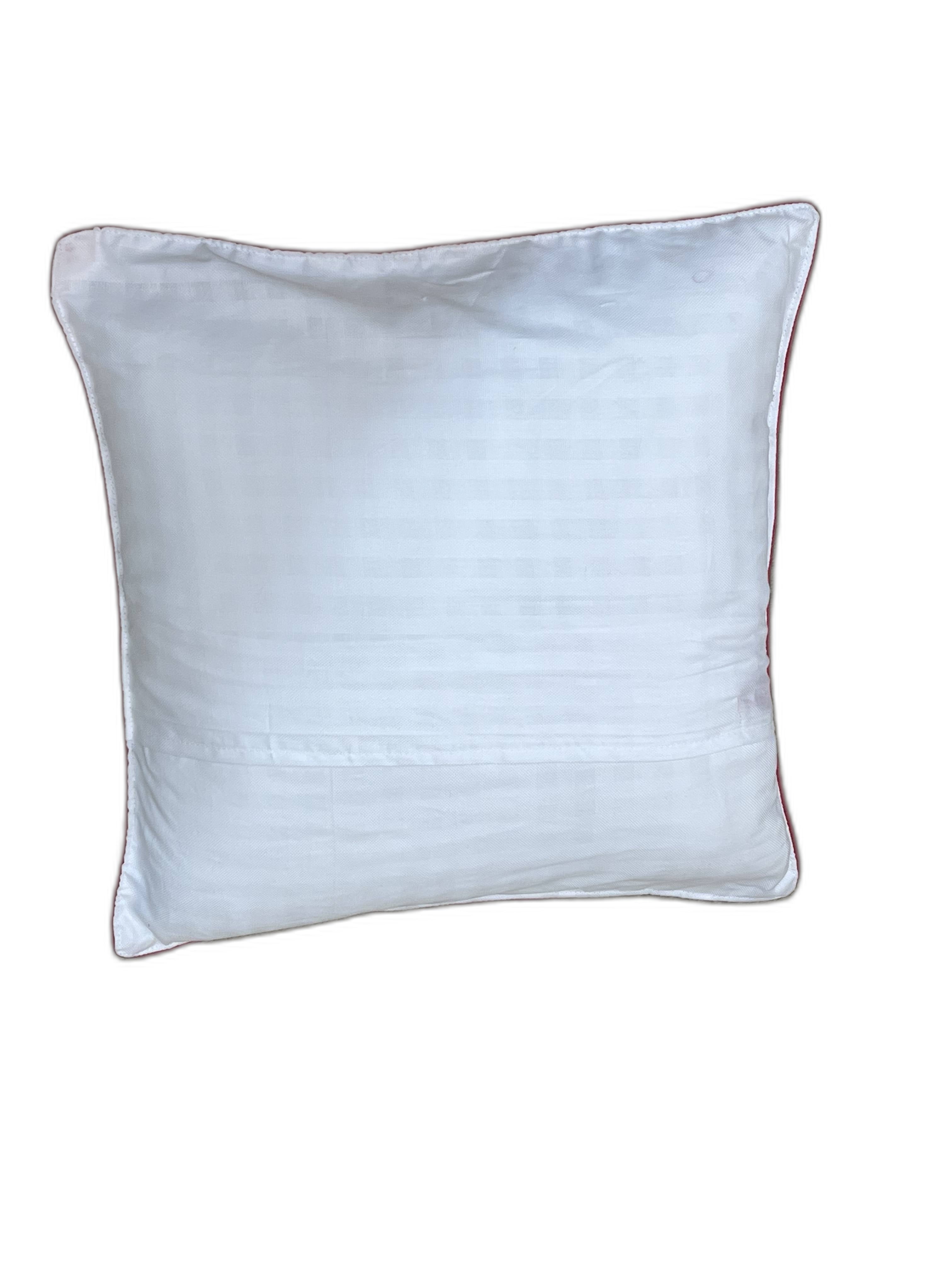 HAND-PAINTED MADHUBANI FISH CUSHION COVER